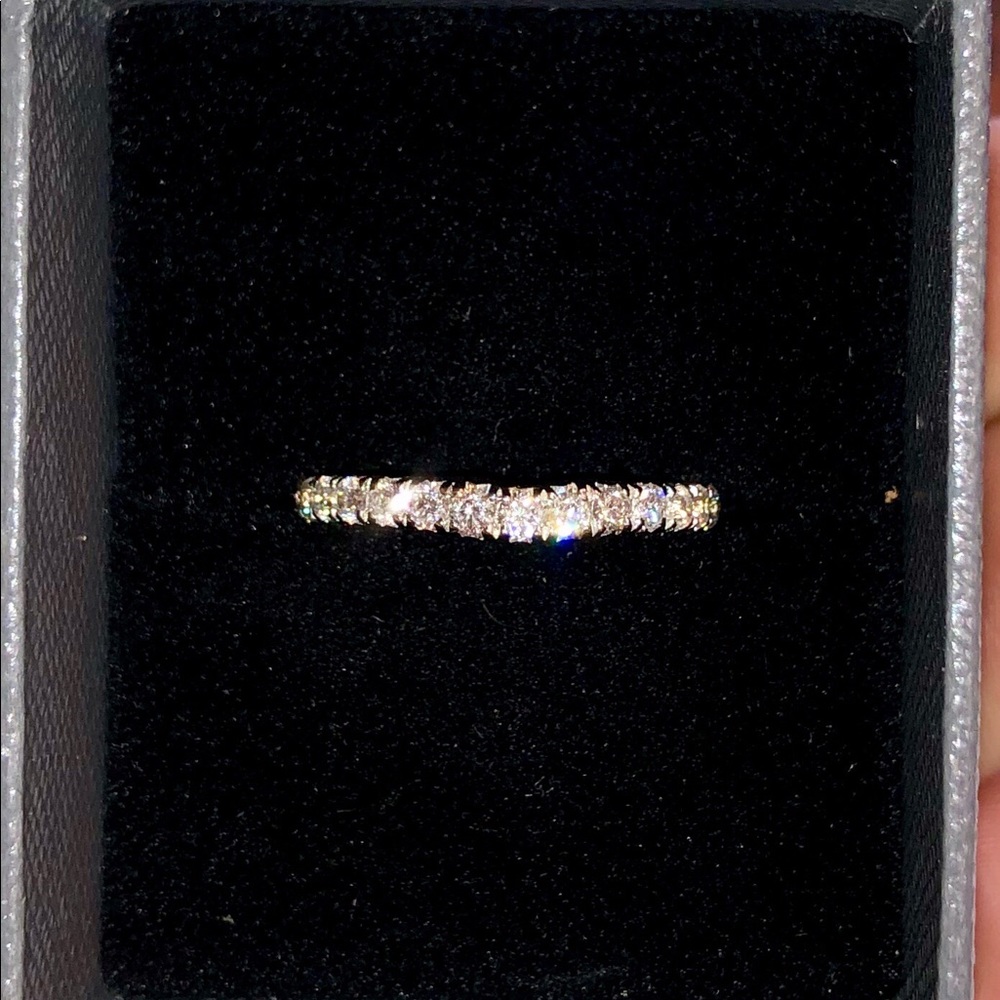 Tolkowsky Diamond Wedding Band Size 6.75